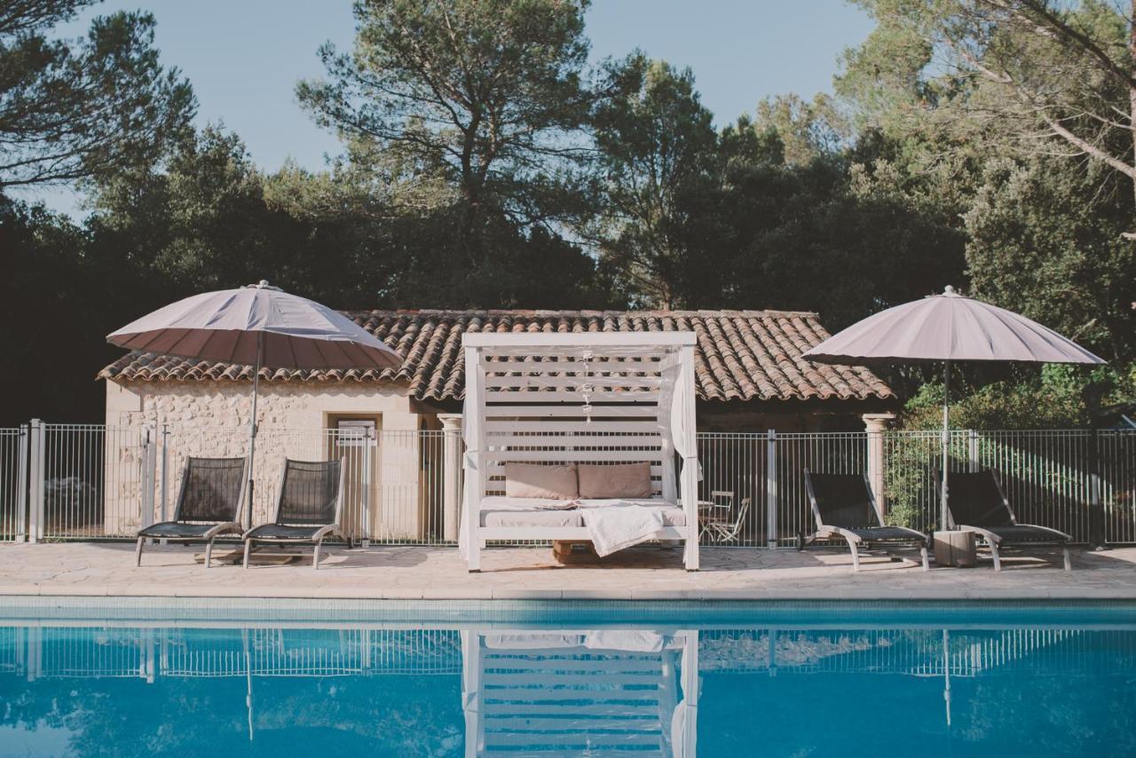 Mas De Rey Uzes Villa Arpaillargues-et-Aureillac Bagian luar foto